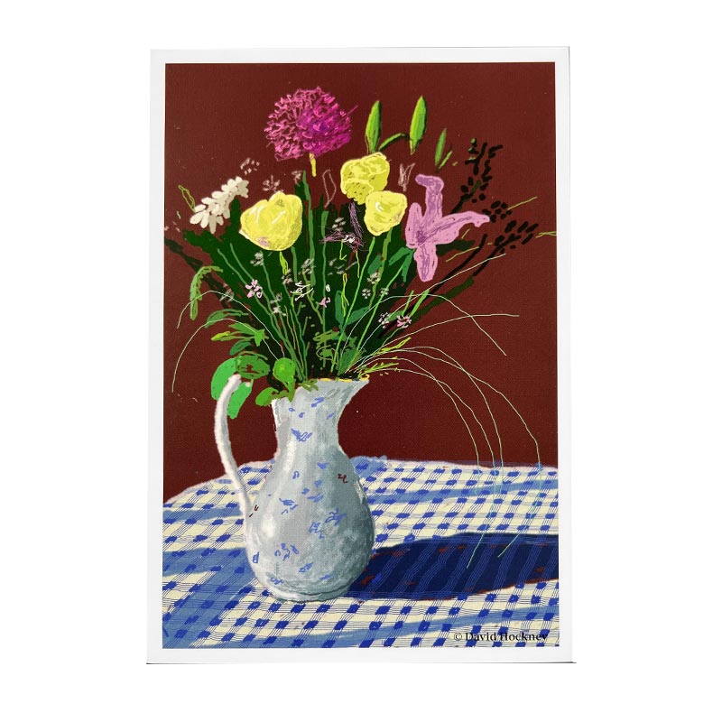 10 Flowers Postcards from '20 Flowers for 2025 And Some Bigger Pictures' by David Hockney