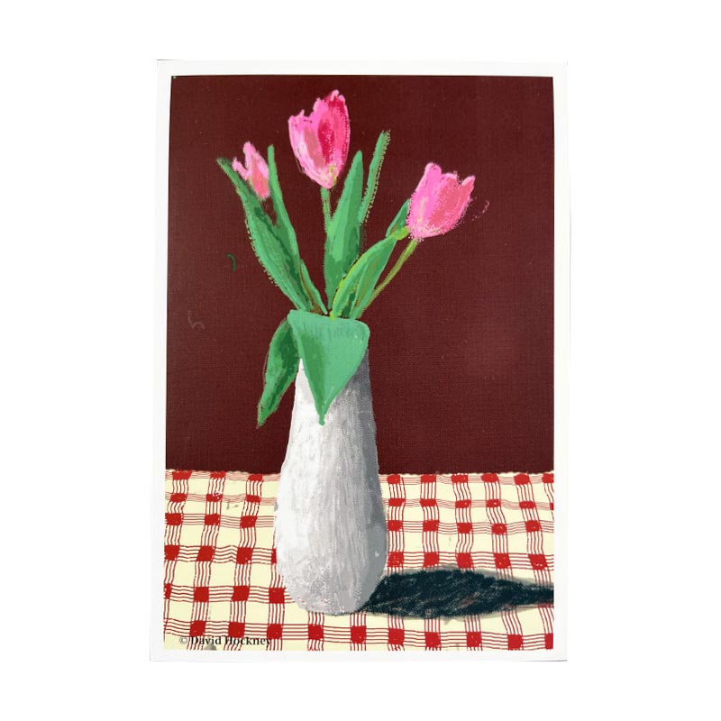 10 Flowers Postcards from '20 Flowers for 2025 And Some Bigger Pictures' by David Hockney