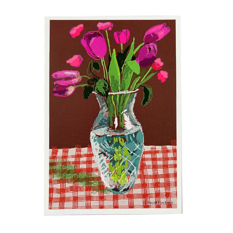 10 Flowers Postcards from '20 Flowers for 2025 And Some Bigger Pictures' by David Hockney