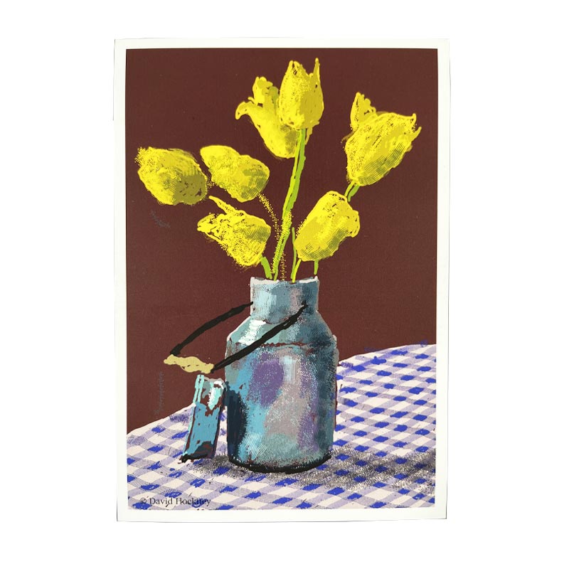 10 Flowers Postcards from '20 Flowers for 2025 And Some Bigger Pictures' by David Hockney