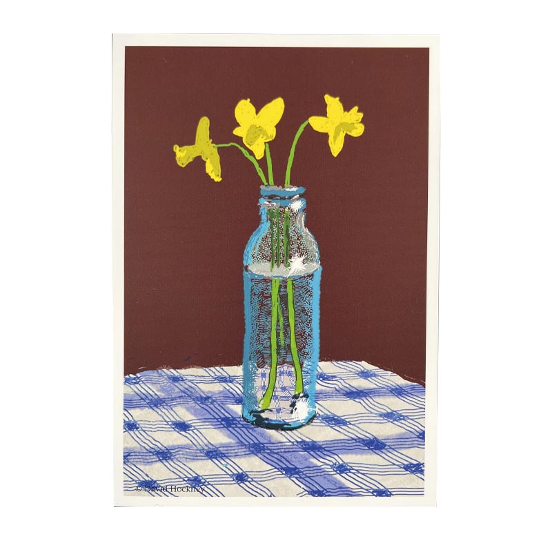 10 Flowers Postcards from '20 Flowers for 2025 And Some Bigger Pictures' by David Hockney