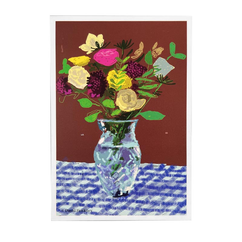 10 Flowers Postcards from '20 Flowers for 2025 And Some Bigger Pictures' by David Hockney