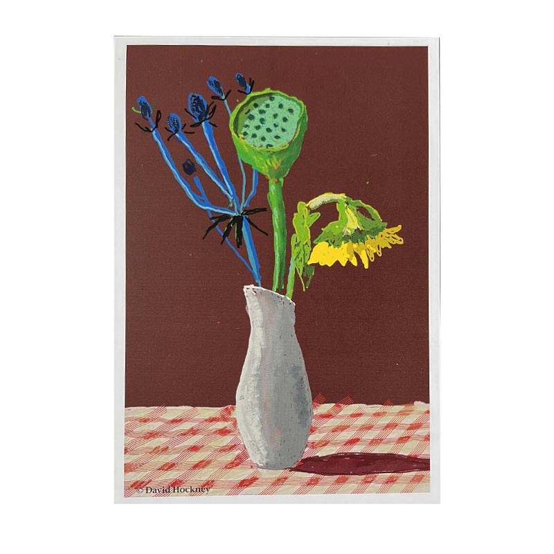10 Flowers Postcards from '20 Flowers for 2025 And Some Bigger Pictures' by David Hockney