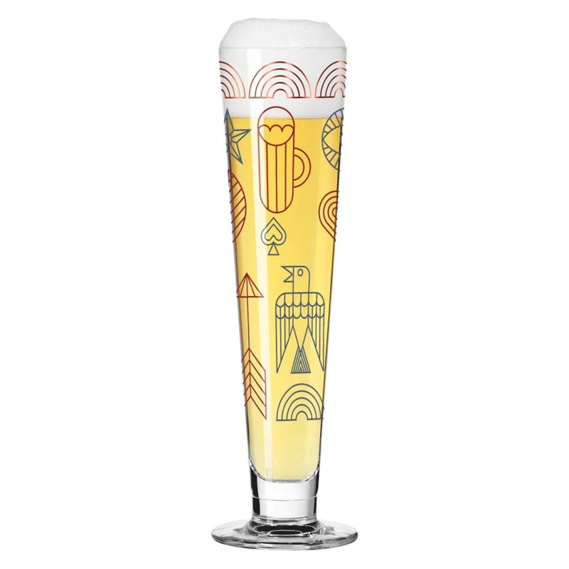 Heldenfest Beer Glass des. Paul Farrell for Ritzenhoff