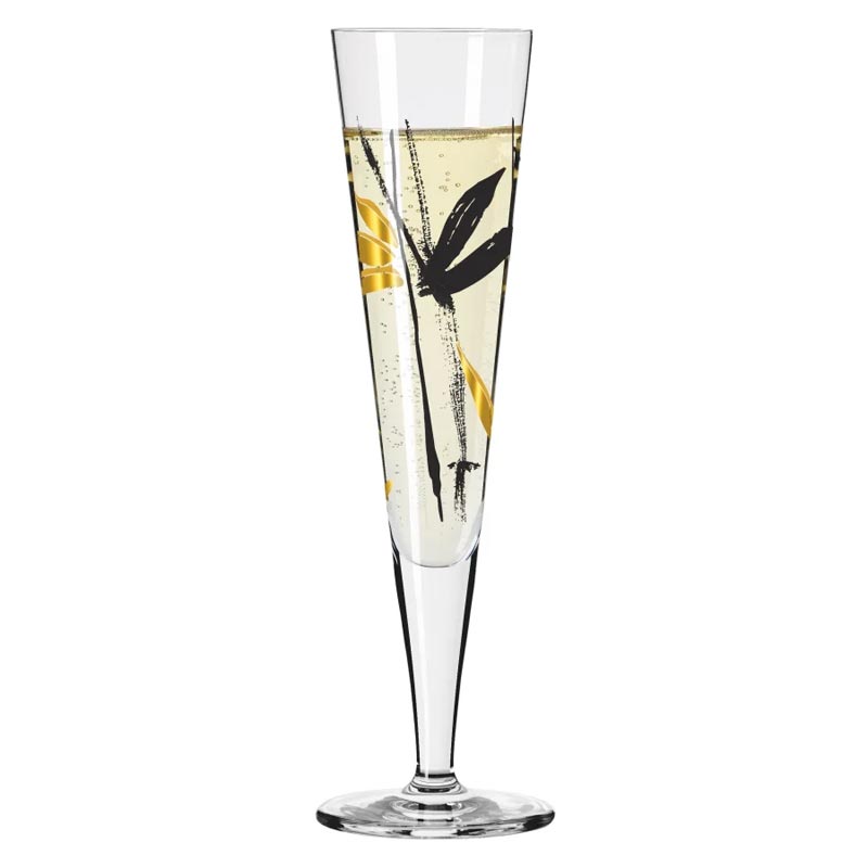 Goldnacht Champagne Glass #22 des. Andrea Arnolt for Ritzenhoff