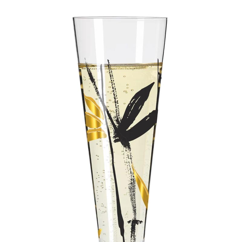 Goldnacht Champagne Glass #22 des. Andrea Arnolt for Ritzenhoff