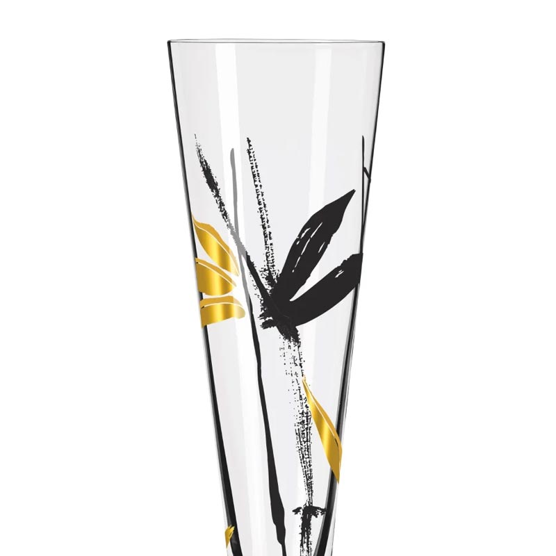 Goldnacht Champagne Glass #22 des. Andrea Arnolt for Ritzenhoff