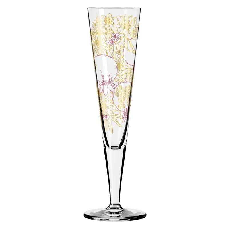 Goldnacht Champus - Single Champagne Glass #31 (1071031) - des. Maggie Enterrios for Ritzenhoff
