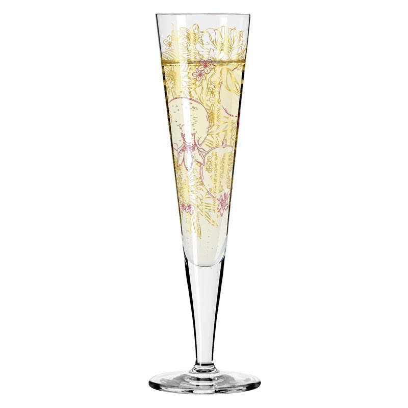 Goldnacht Champus - Single Champagne Glass #31 (1071031) - des. Maggie Enterrios for Ritzenhoff