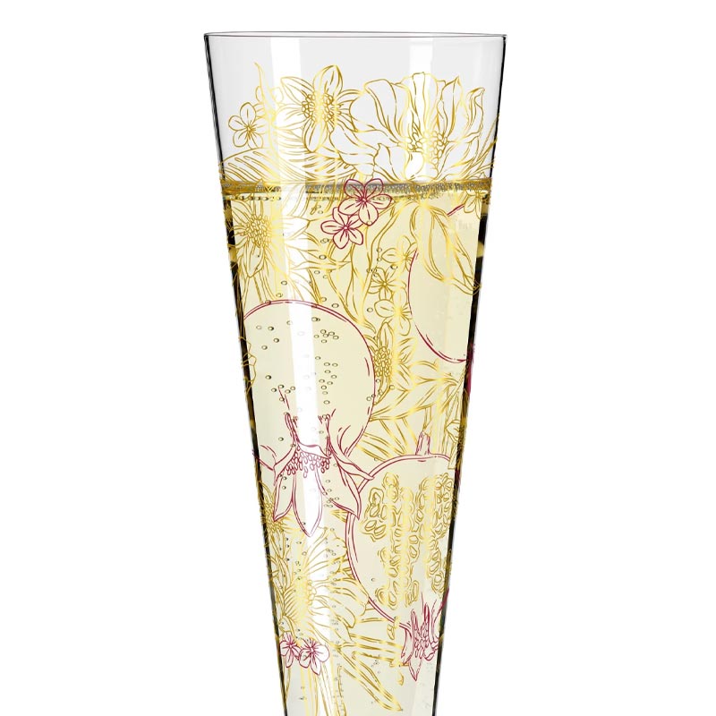 Goldnacht Champus - Single Champagne Glass #31 (1071031) - des. Maggie Enterrios for Ritzenhoff
