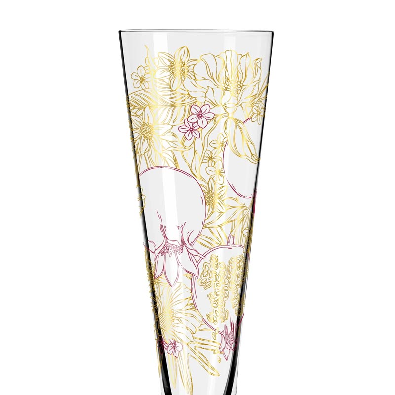 Goldnacht Champus - Single Champagne Glass #31 (1071031) - des. Maggie Enterrios for Ritzenhoff