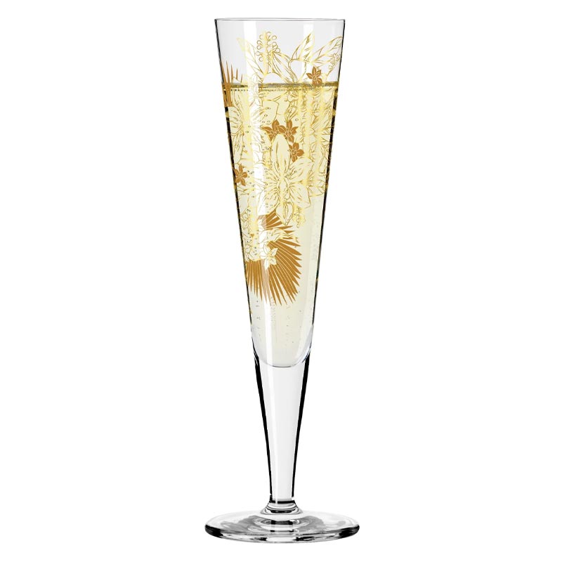 Goldnacht Champus - Single Champagne Glass #32 (1071032) - des. Maggie Enterrios for Ritzenhoff