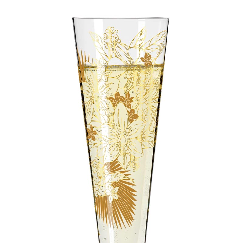 Goldnacht Champus - Single Champagne Glass #32 (1071032) - des. Maggie Enterrios for Ritzenhoff