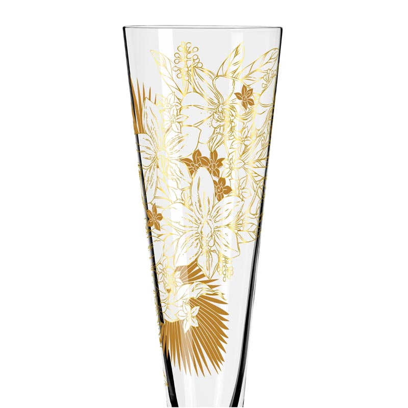 Goldnacht Champus - Single Champagne Glass #32 (1071032) - des. Maggie Enterrios for Ritzenhoff