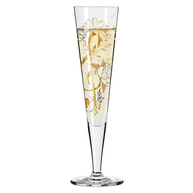 Goldnacht Champagne Glass F25 des. Melina Sparschu for Ritzenhoff