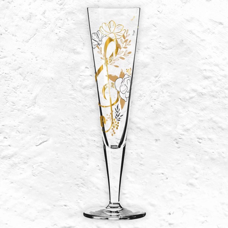 Goldnacht Champagne Glass F25 des. Melina Sparschu for Ritzenhoff