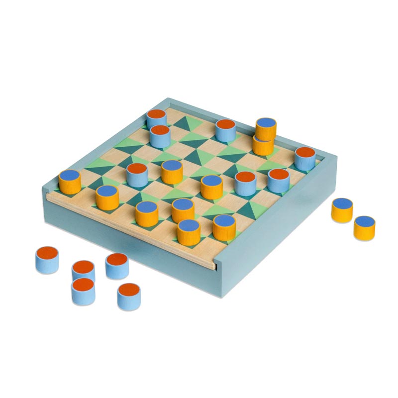 2 in 1 Chess and Checkers Set by Panisa Khunprasert for Moma