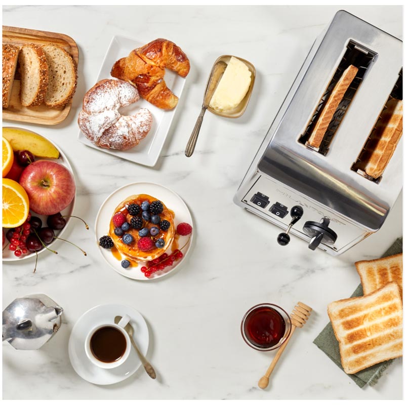 2 Slice Toaster - Gold - by Milan Toast