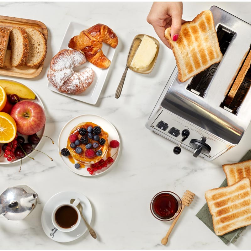 2 Slice Toaster - Stainless Steel - by Milan Toast