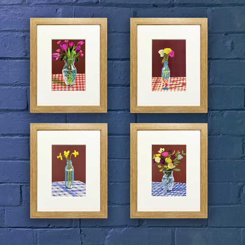 20 Flowers Single Postcard Frame Kit