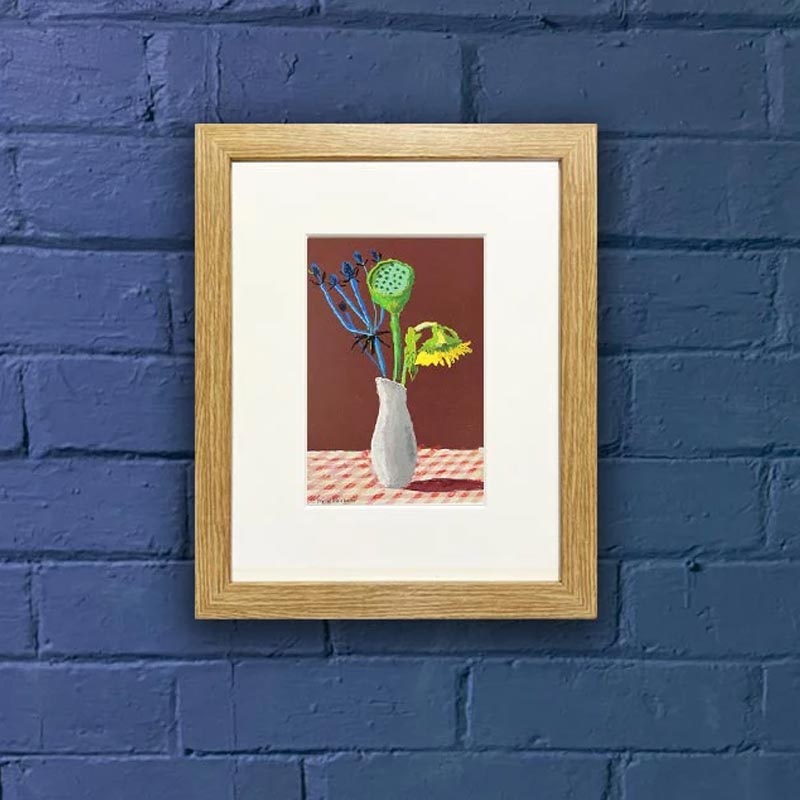 20 Flowers Single Postcard Frame Kit