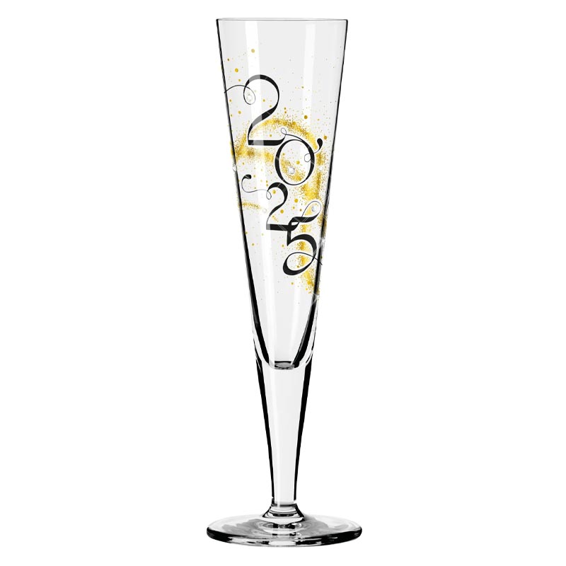Goldnacht Champus - Brilliant Night Champus Celebration Glass 2025 (1079015)- des. Ana C Vasconcelos for Ritzenhoff