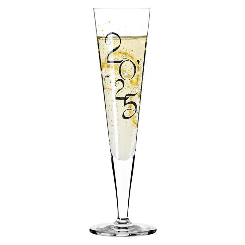 Goldnacht Champus - Brilliant Night Champus Celebration Glass 2025 (1079015)- des. Ana C Vasconcelos for Ritzenhoff