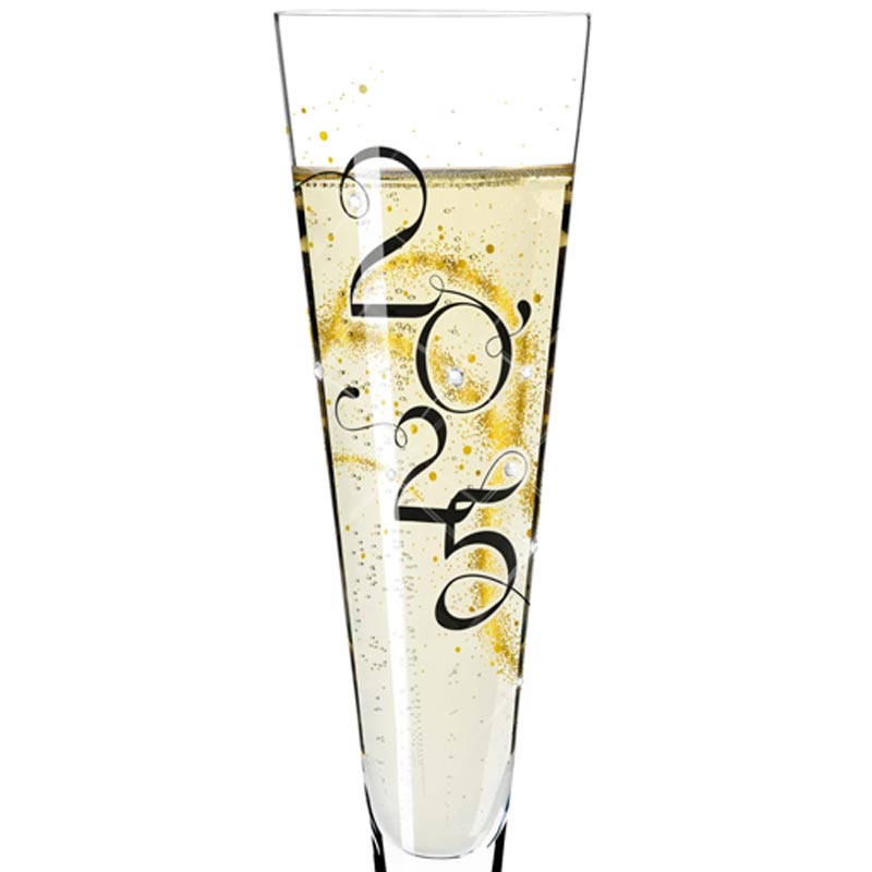 Goldnacht Champus - Brilliant Night Champus Celebration Glass 2025 (1079015)- des. Ana C Vasconcelos for Ritzenhoff