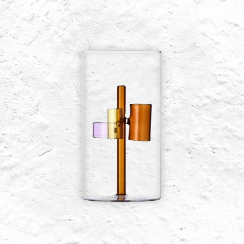 Vase 3 Amber - des. Lina Obregón for Ichendorf Milano