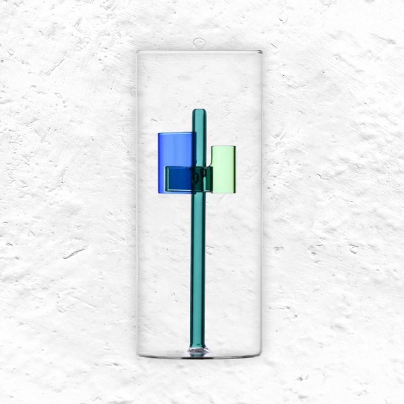 Vase 3 Blue - des. Lina Obregón for Ichendorf