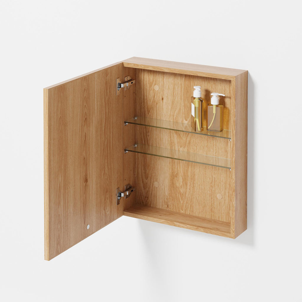 Slimline 550 Bathroom Cabinet, oak - des. Lincoln Rivers for Wireworks