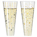 Goldnacht Champagne 'Duett' Glass Set H24 des. Sonja Eikler for Ritzenhoff