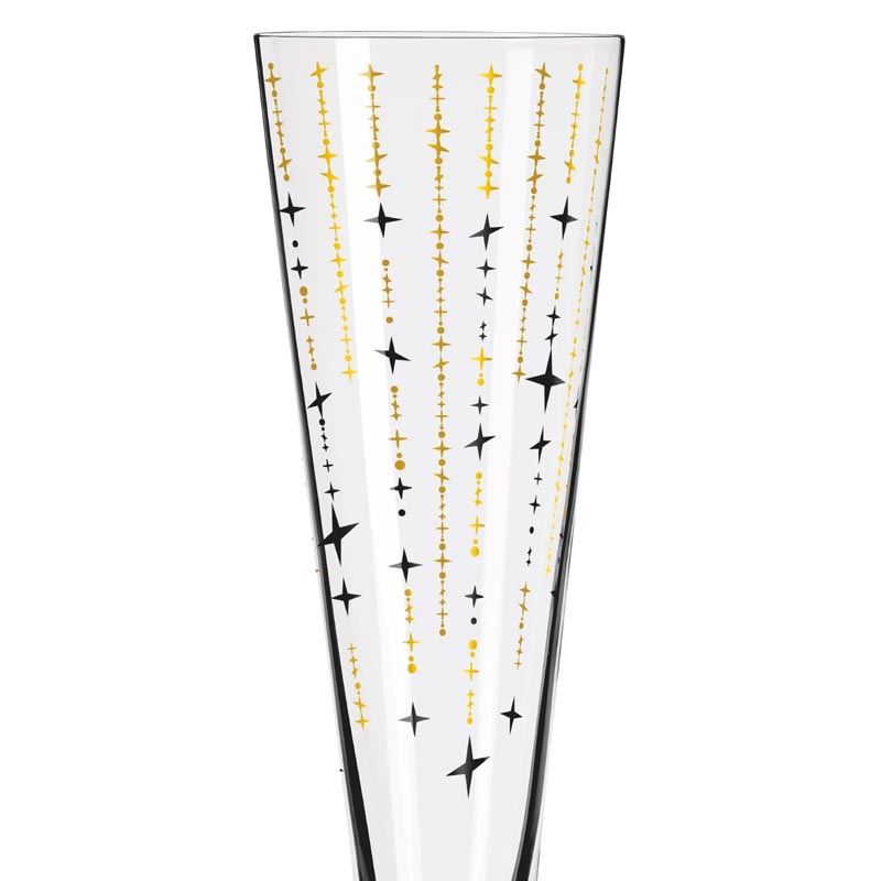 Goldnacht Champagne 'Duett' Glass Set H24 des. Sonja Eikler for Ritzenhoff