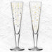 Goldnacht Champagne 'Duett' Glass Set H24 des. Sonja Eikler for Ritzenhoff