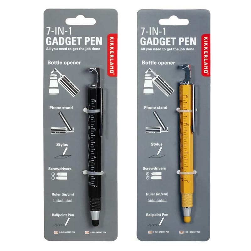 7 in 1 Gadget Pen - by Kikkerland