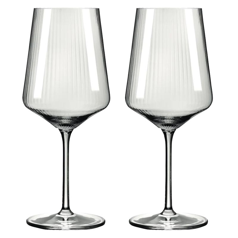 Sonnenschliff 'Sunburst' Red Wine Glass (8000002) - Set of 2 - by Ritzenhoff