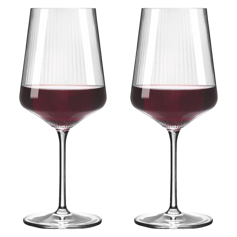 Sonnenschliff 'Sunburst' Red Wine Glass (8000002) - Set of 2 - by Ritzenhoff