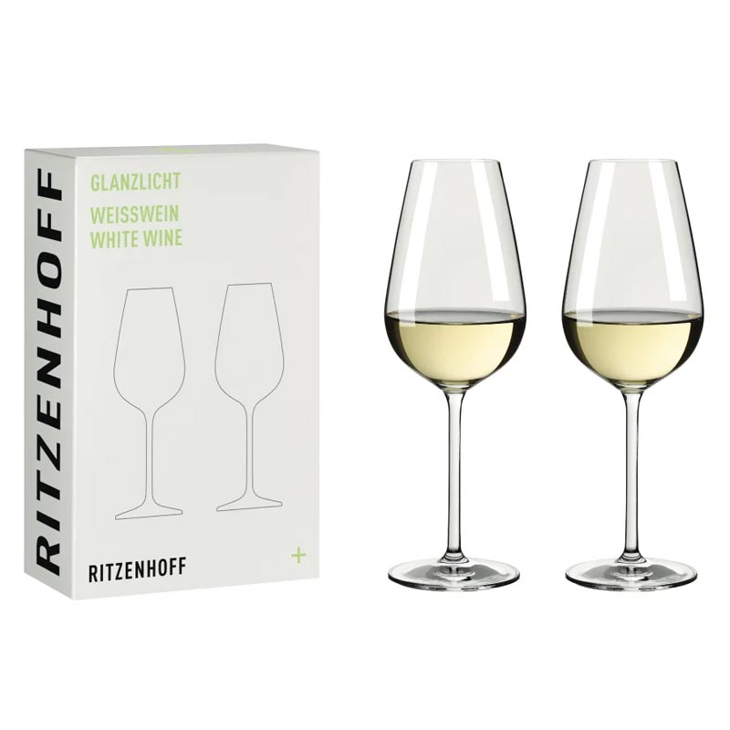 Glanzlicht (8011002) White Wine Glass - Set of 2 - by Ritzenhoff