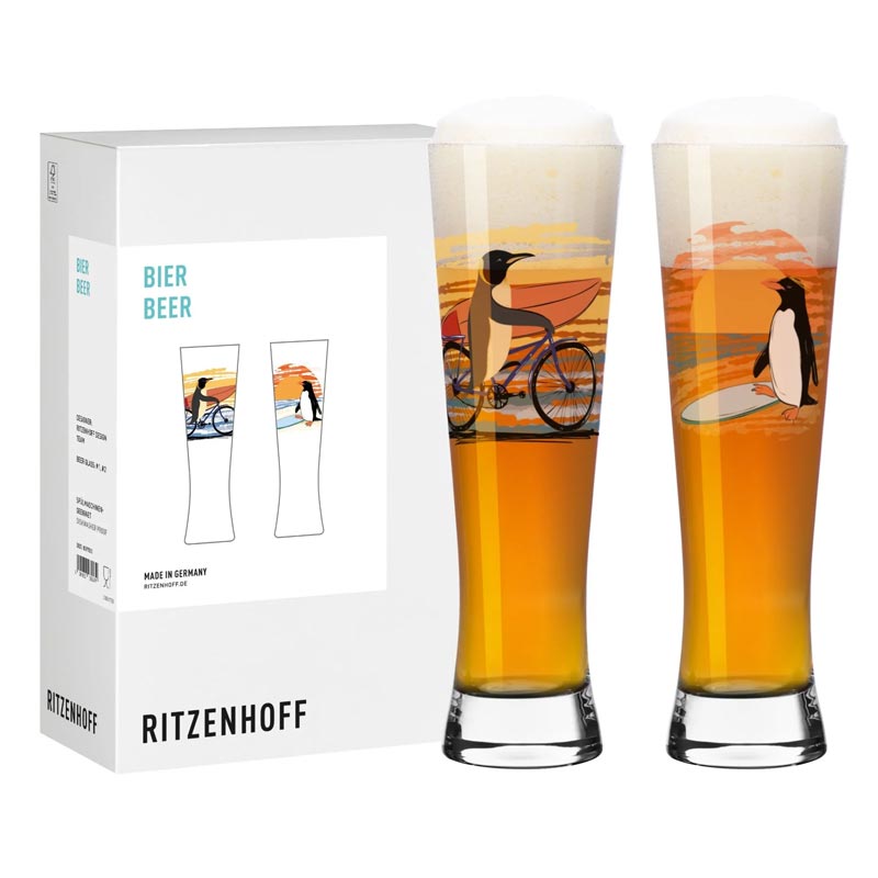 Entdecker Beer Glass (8097001) - Ritzenhoff Design Team - Set of 2 - by Ritzenhoff