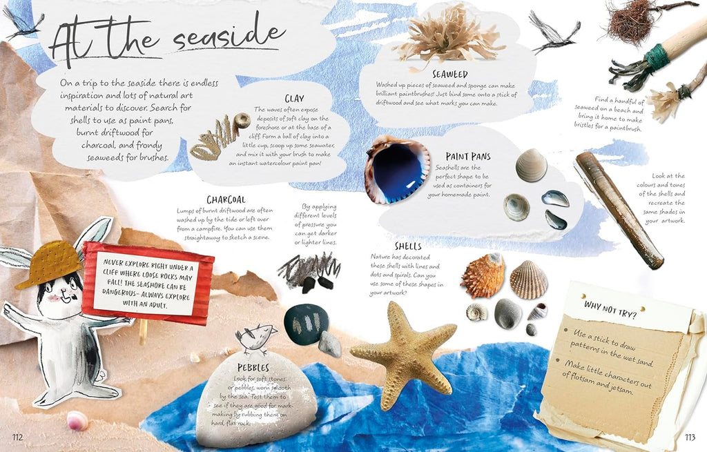 Make Art with Nature by Pippa Pixley - signed hardback