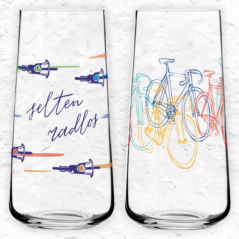 Cycling Universal Water Glass Set #1, #2 (8263001) - Allround - des. Harisuratama & Symonovych
