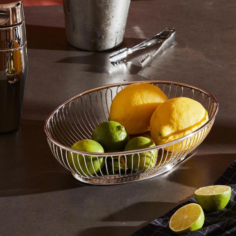 Oval Wire Basket, Ufficio Tecnico Alessi 829