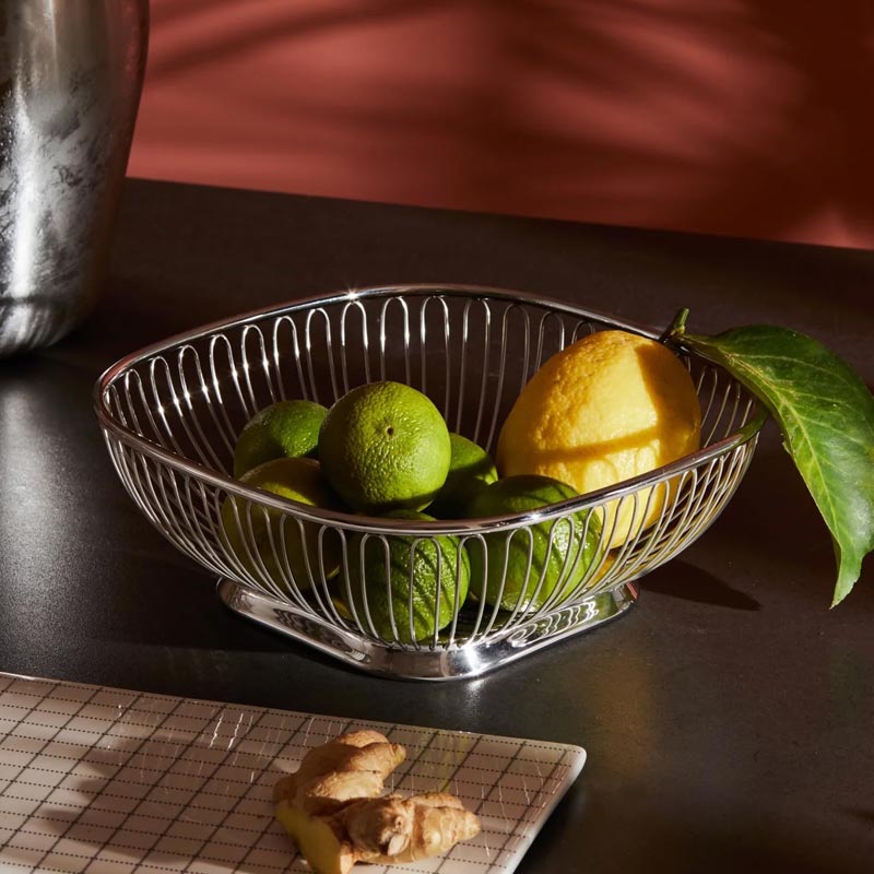 845 Square Wire Basket, des. Ufficio Tecnico Alessi