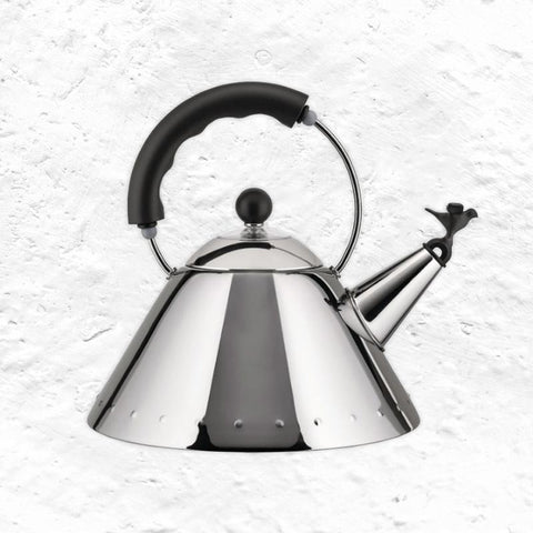Kettle 9093 - black - des. Michael Graves, 1985 (made by Alessi)