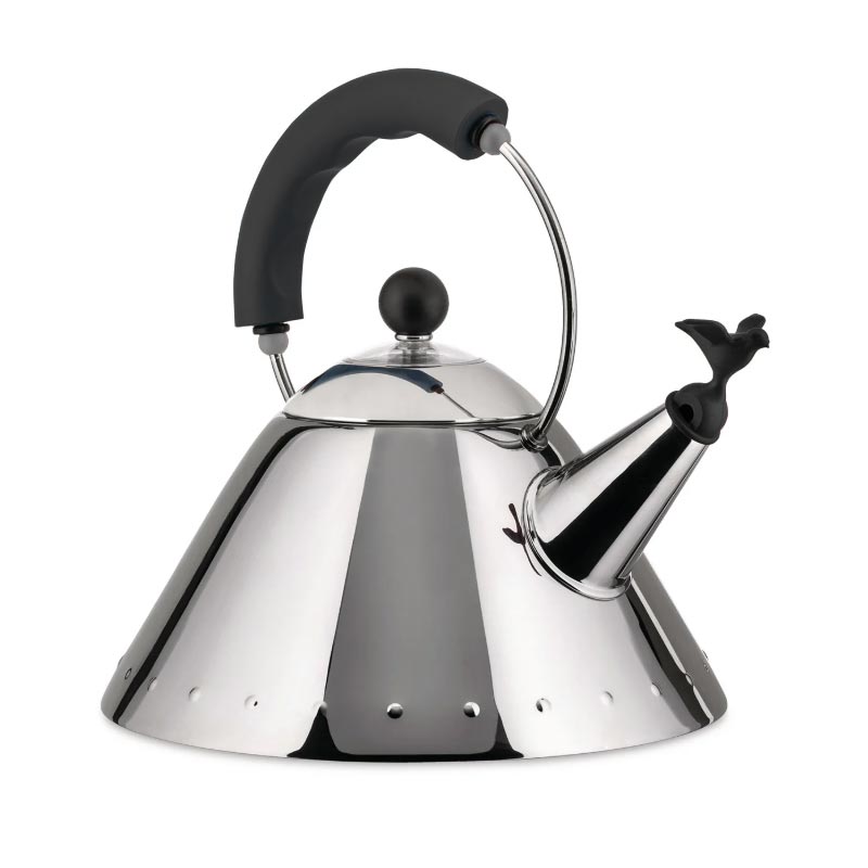 Kettle 9093 - black - des. Michael Graves, 1985 (made by Alessi)