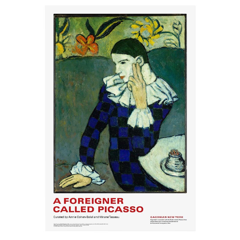 A Foreigner Called Picasso (Seated Harlequin) poster by Pablo Picasso