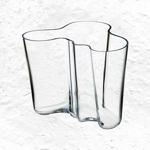 Aalto Vase - 160mm, Clear - des. Alvar Aalto, 1937, made by