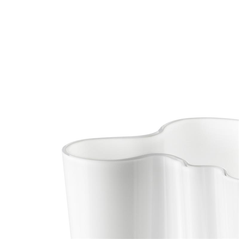Aalto Vase Opal - 120mm - des. Alvar Aalto, made by Iittala