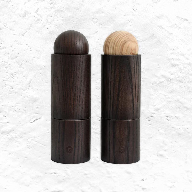 Aarhus Grinders - Ash / Brown - Set of 2 - des. Sam Murley for CrushGrind