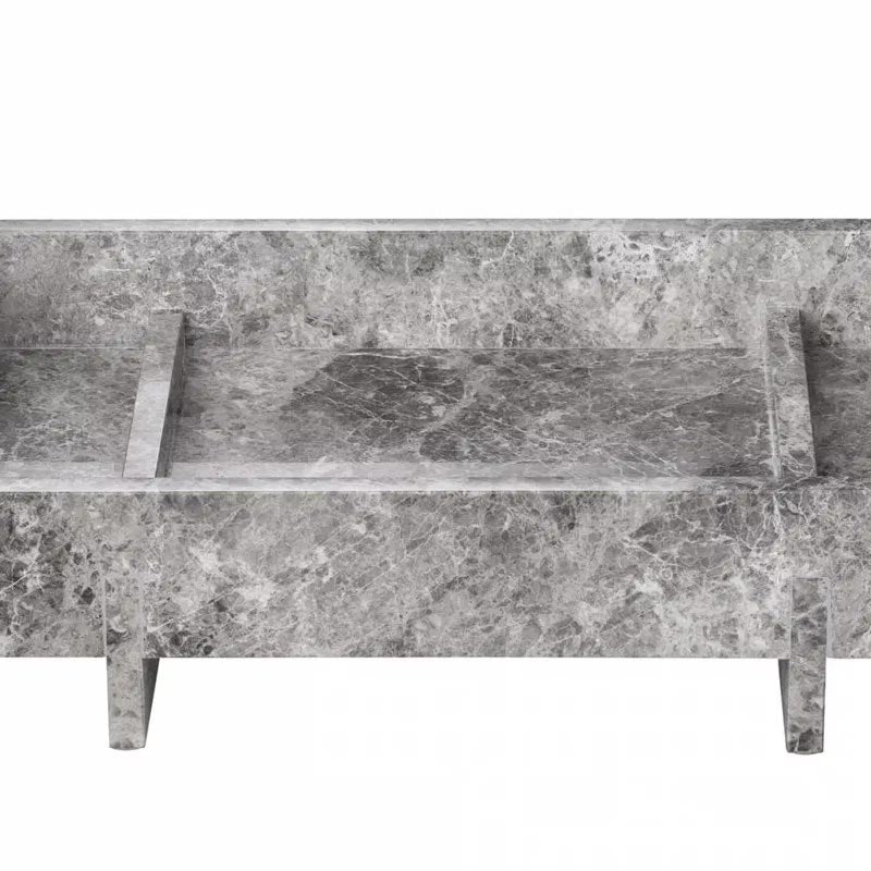 Abento Marble Tray - Sharkskin - des. Adam Miller, for Blomus